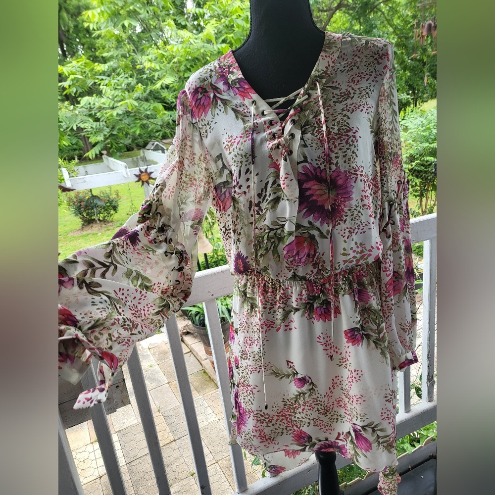 HAUTE HIPPIE SILK DRESS